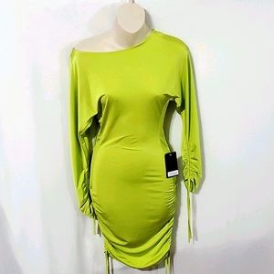 Ruched Bodycon Mini Dress